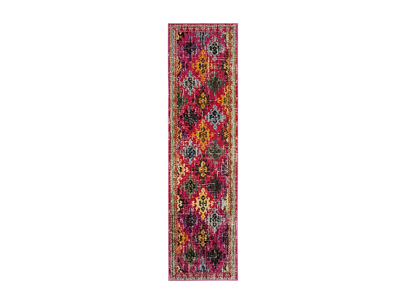Tapis Rose/Multicolore 66 X 244 cm - Lunya