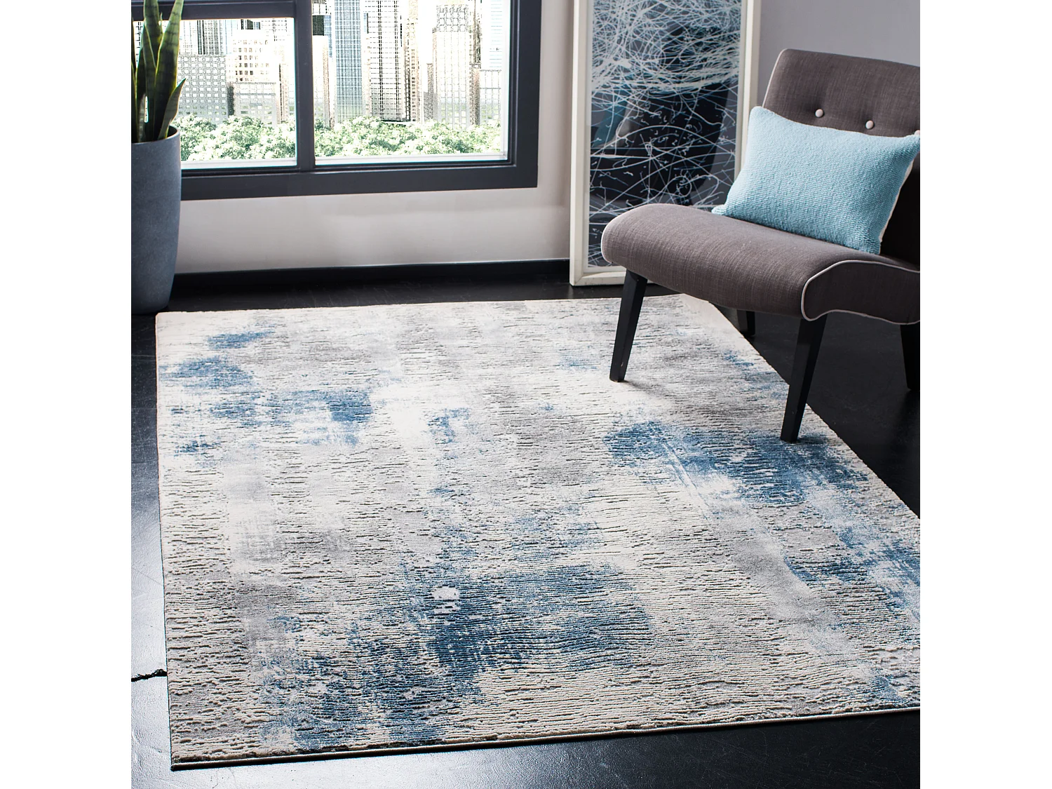 Tapis Gris/Neutre 160 X 229 cm - Kennedy