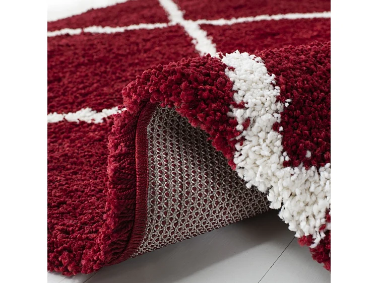 Tapis Rouge/Neutre 91 X 152 cm - Myla