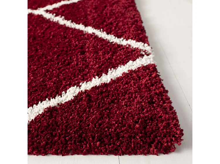 Tapis Rouge/Neutre 91 X 152 cm - Myla