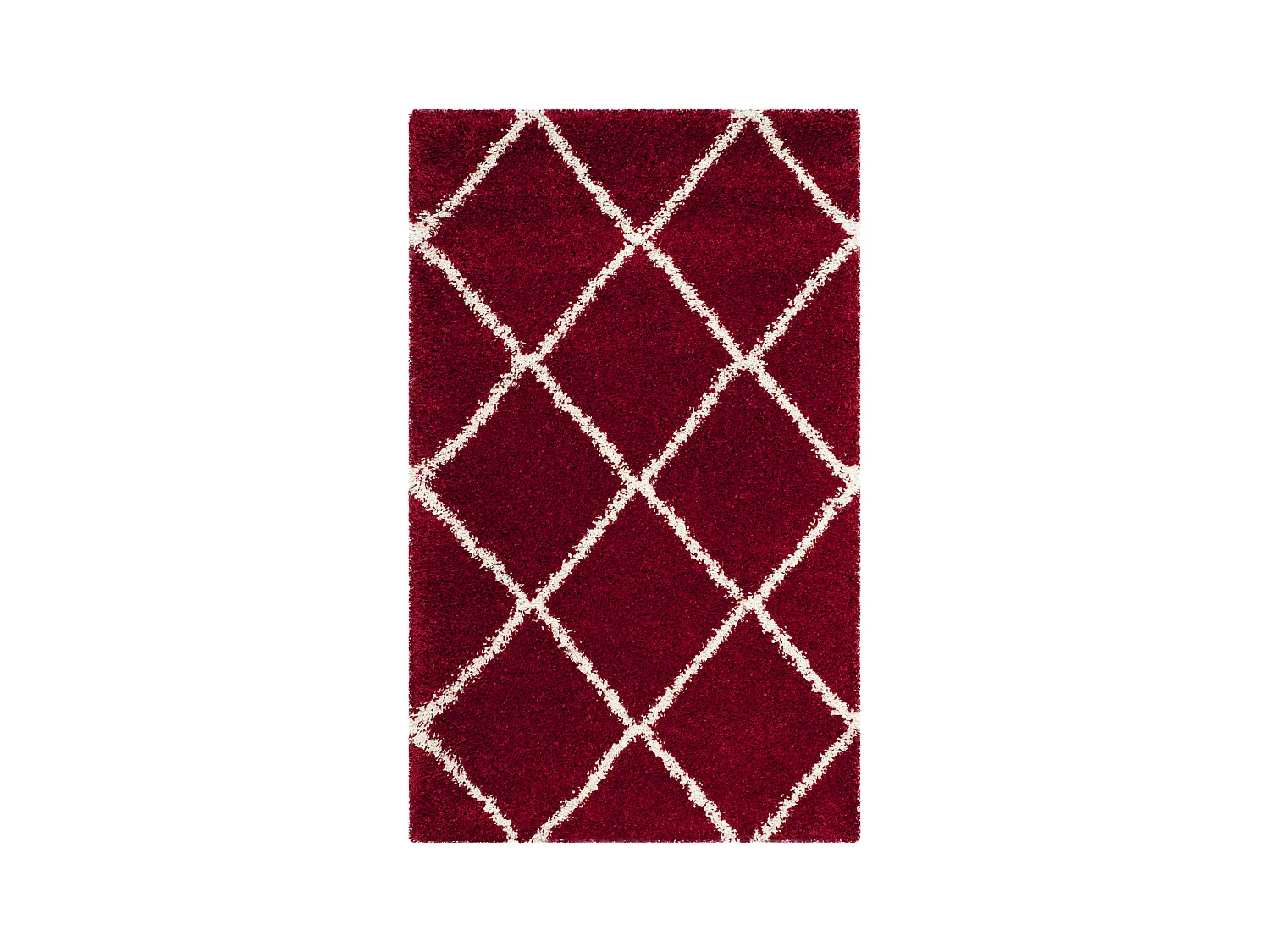 Tapis Rouge/Neutre 91 X 152 cm - Myla