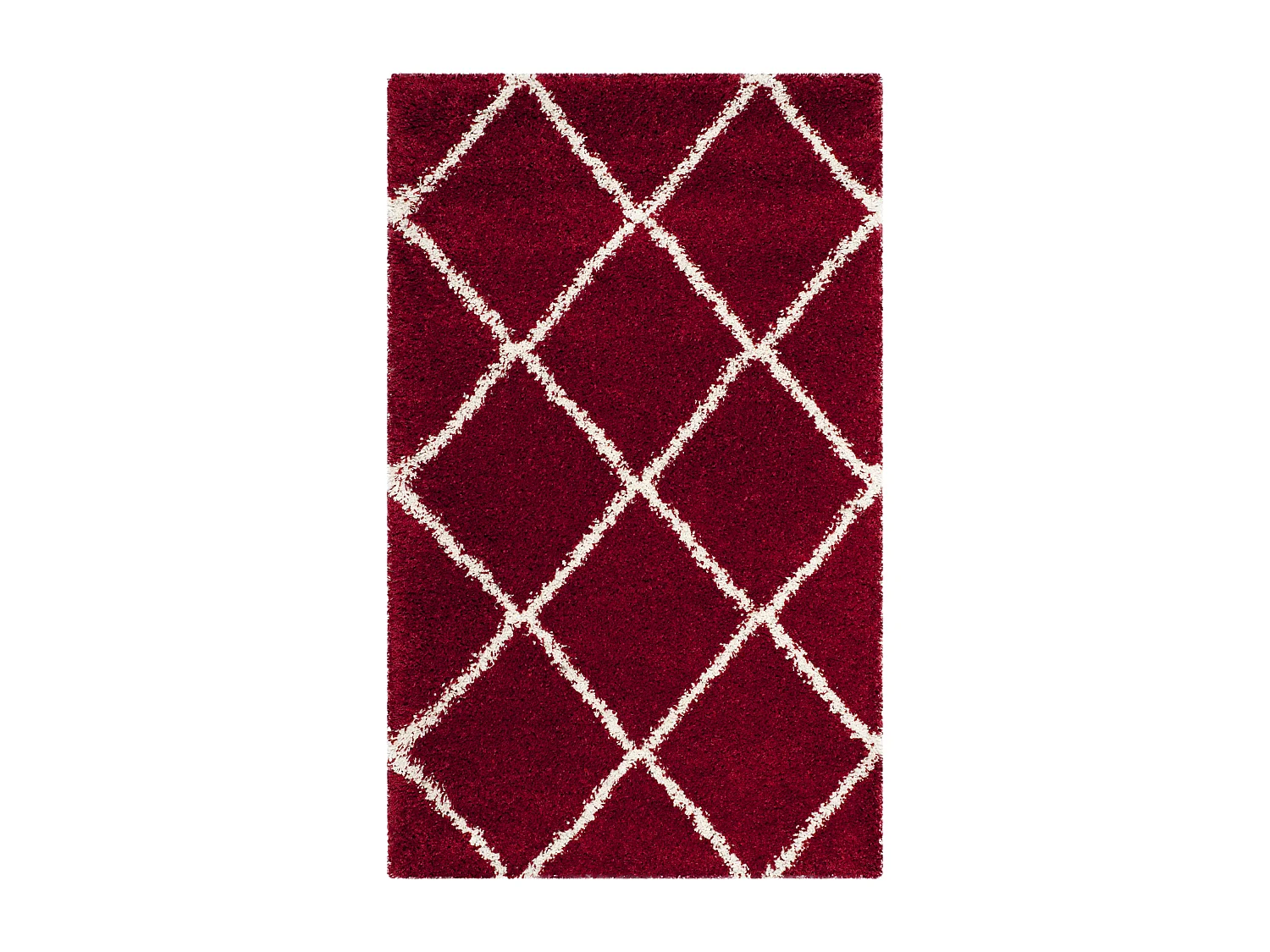 Tapis Rouge/Neutre 91 X 152 cm - Myla