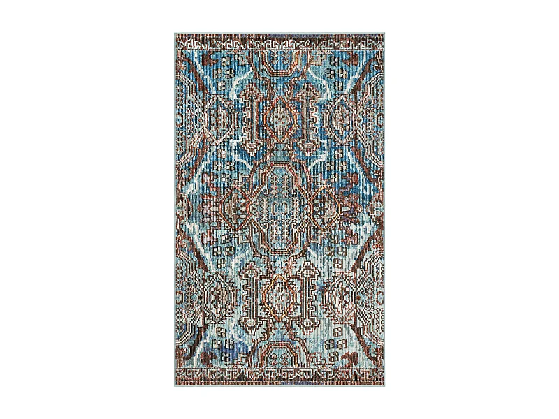 Tapis Bleu 91 X 152 cm - Heidie