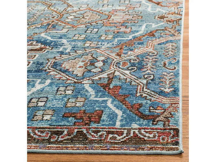 Tapis Bleu 91 X 152 cm - Heidie