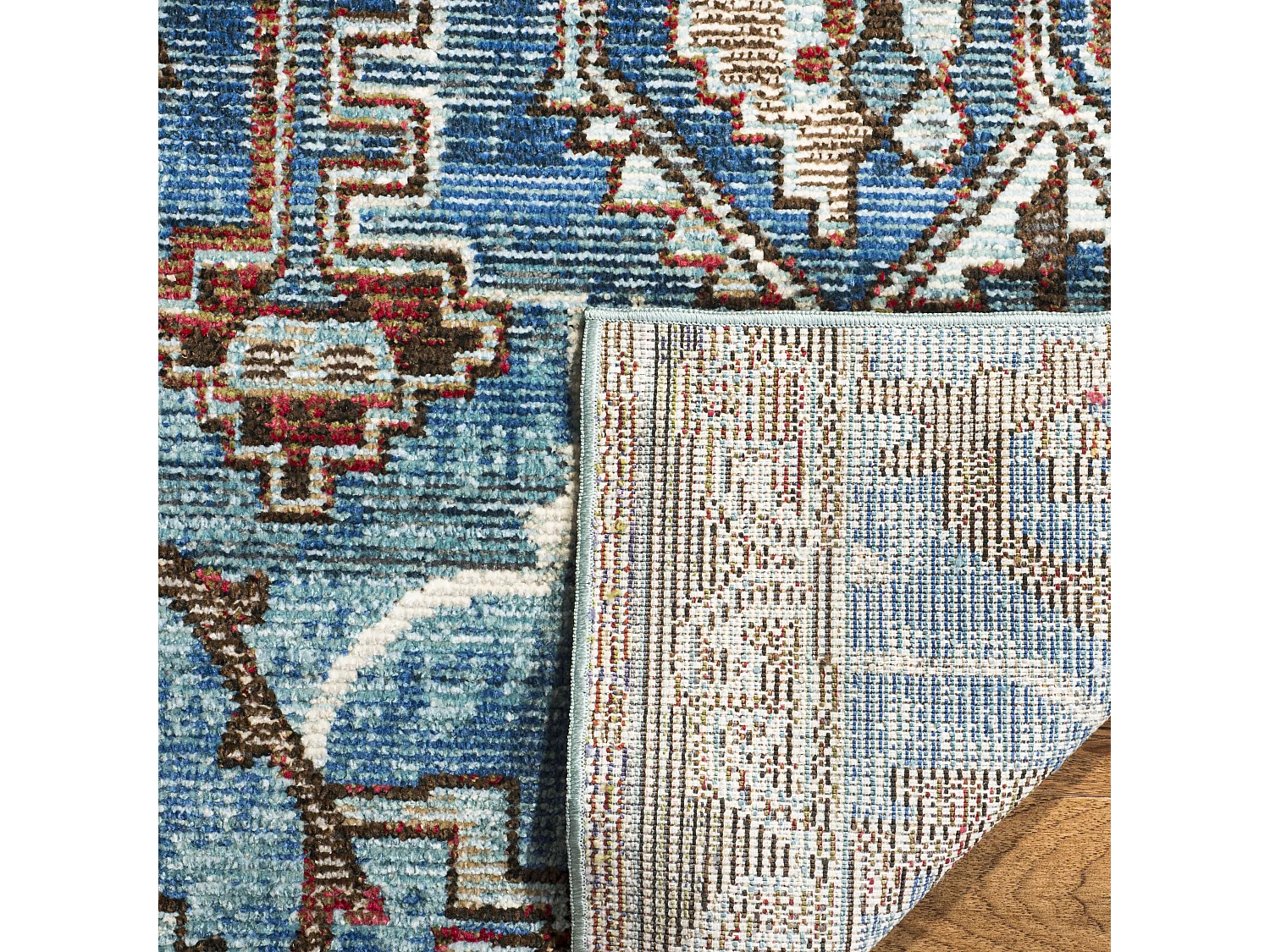 Tapis Bleu 91 X 152 cm - Heidie