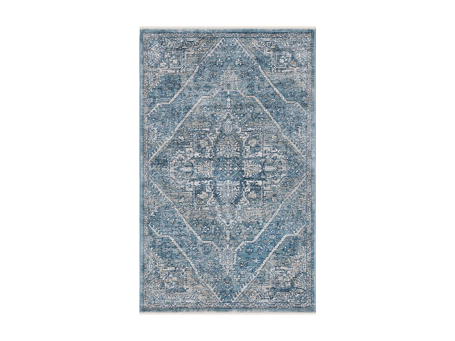 Tapis Bleu/Gris 122 X 183 cm - Alex