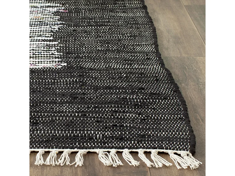 Tapis Neutre/Noir 122 X 183 cm - Saltillo