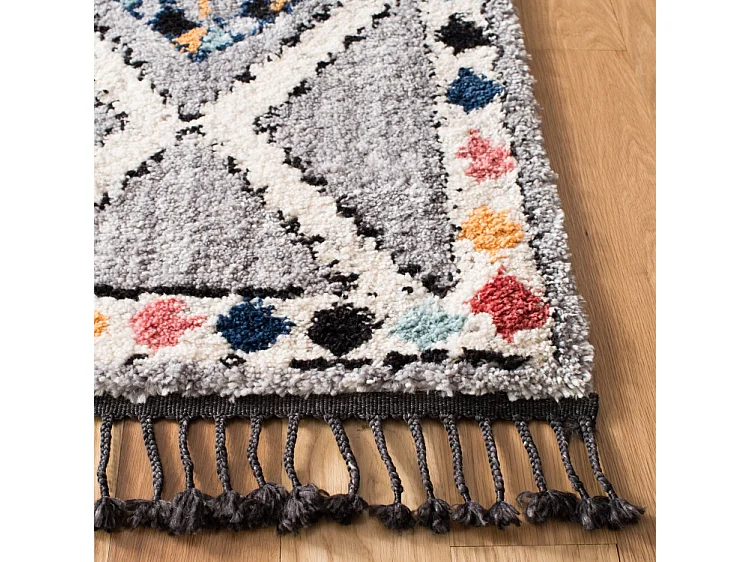 Tapis Gris/Multicolore 160 X 229 cm - Antonella