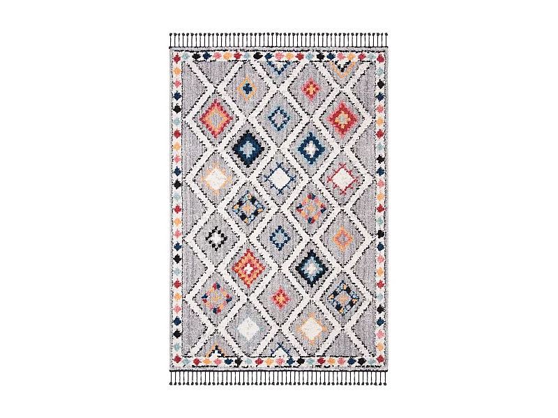 Tapis Gris/Multicolore 160 X 229 cm - Antonella