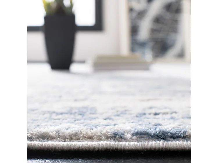 Tapis Ivoire/Bleu 91 X 91 cm - Senata