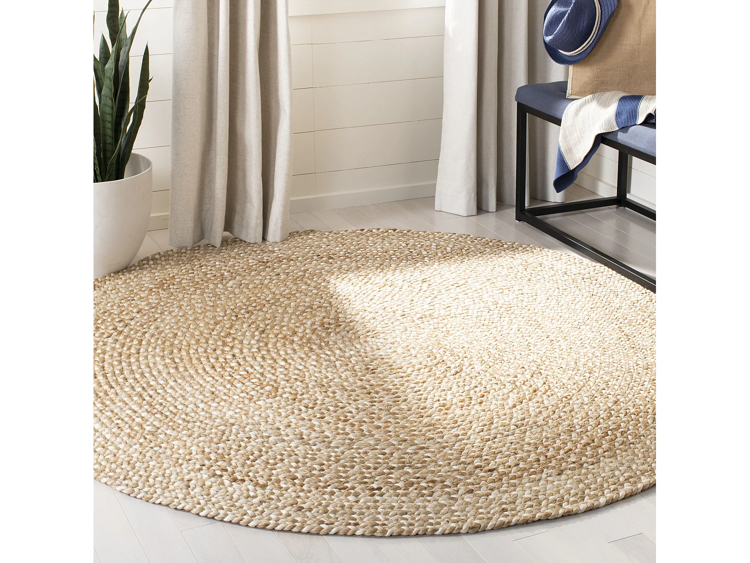 Tapis Naturel/Ivoire 183 X 183 cm - Effie