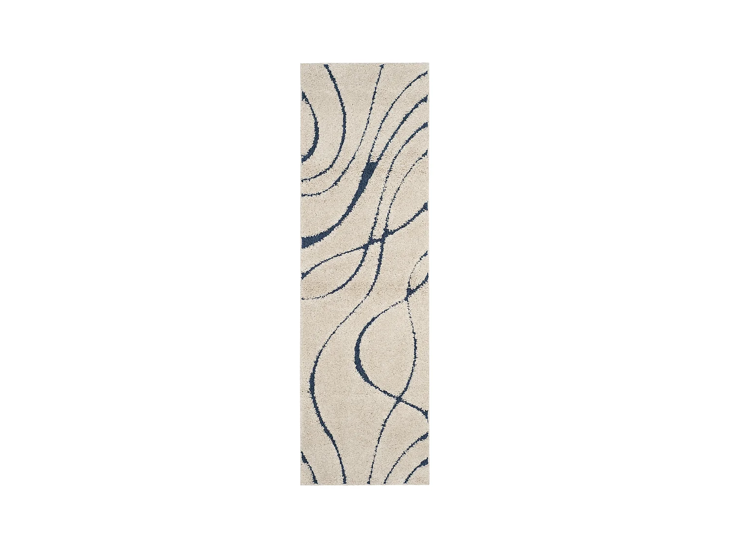 Tapis Crème/Bleu 69 X 213 cm - Naples