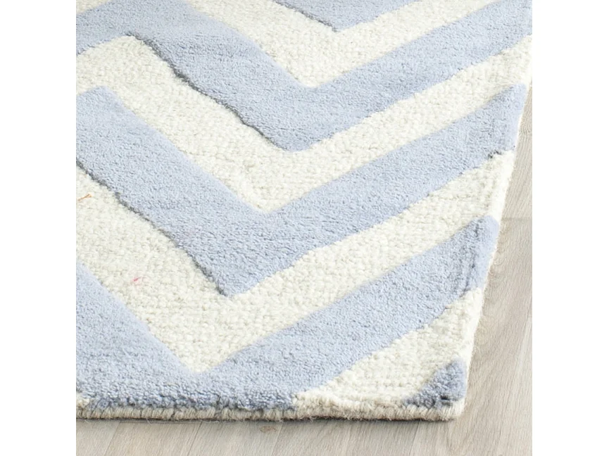 Tapis Bleu/Neutre 91 X 152 cm - Stella