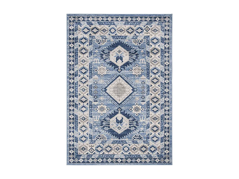 Tapis Bleu/Neutre 160 X 229 cm - Kathleen