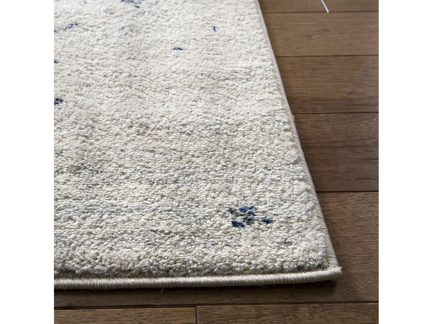 Tapis Neutre/Bleu Marine 91 X 152 cm - Merryl