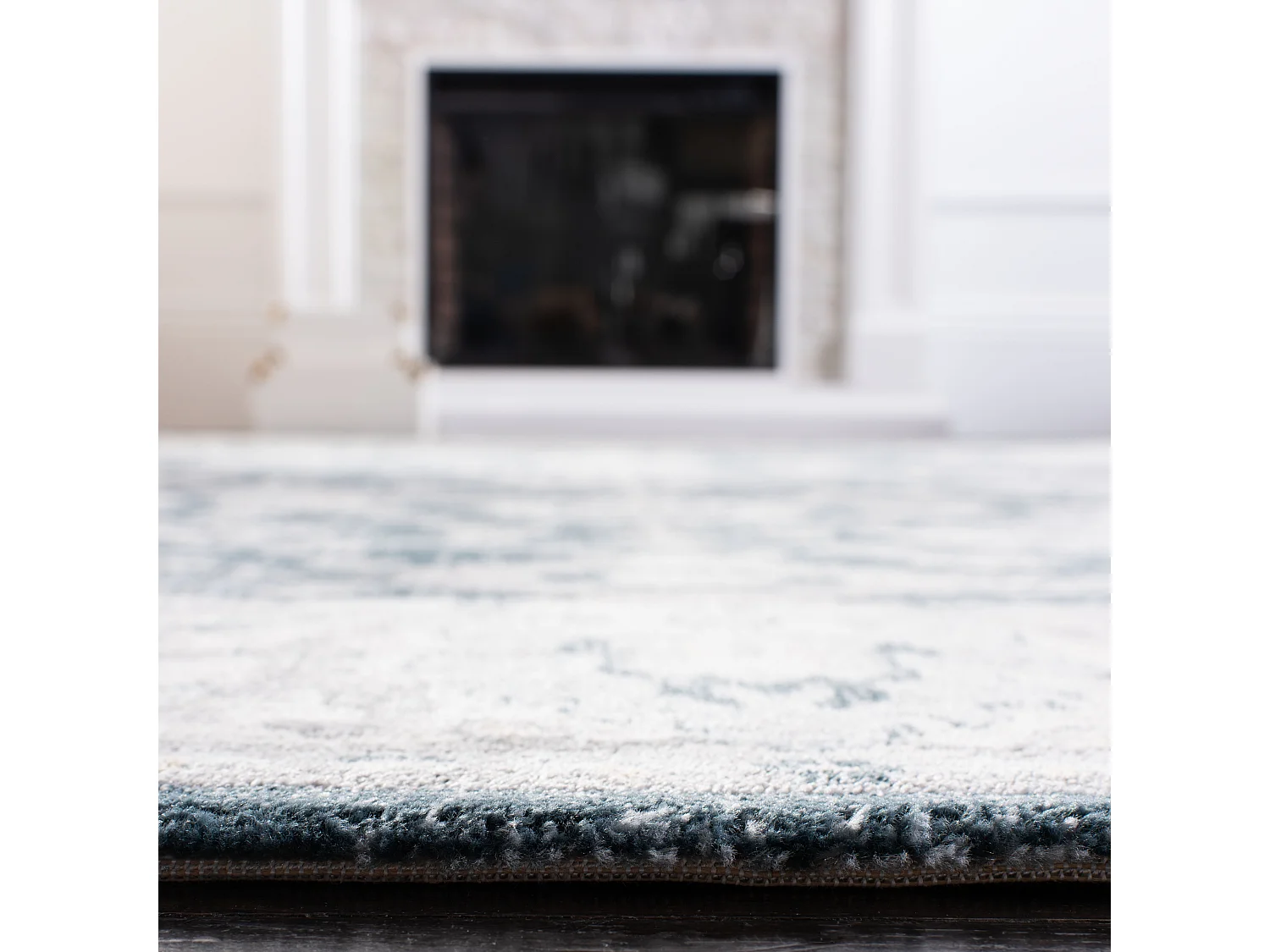 Tapis Gris/Bleu 160 X 229 cm - Isa