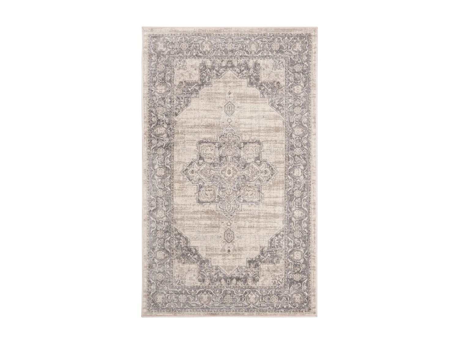 Tapis Neutre/Gris 91 X 152 cm - Ella