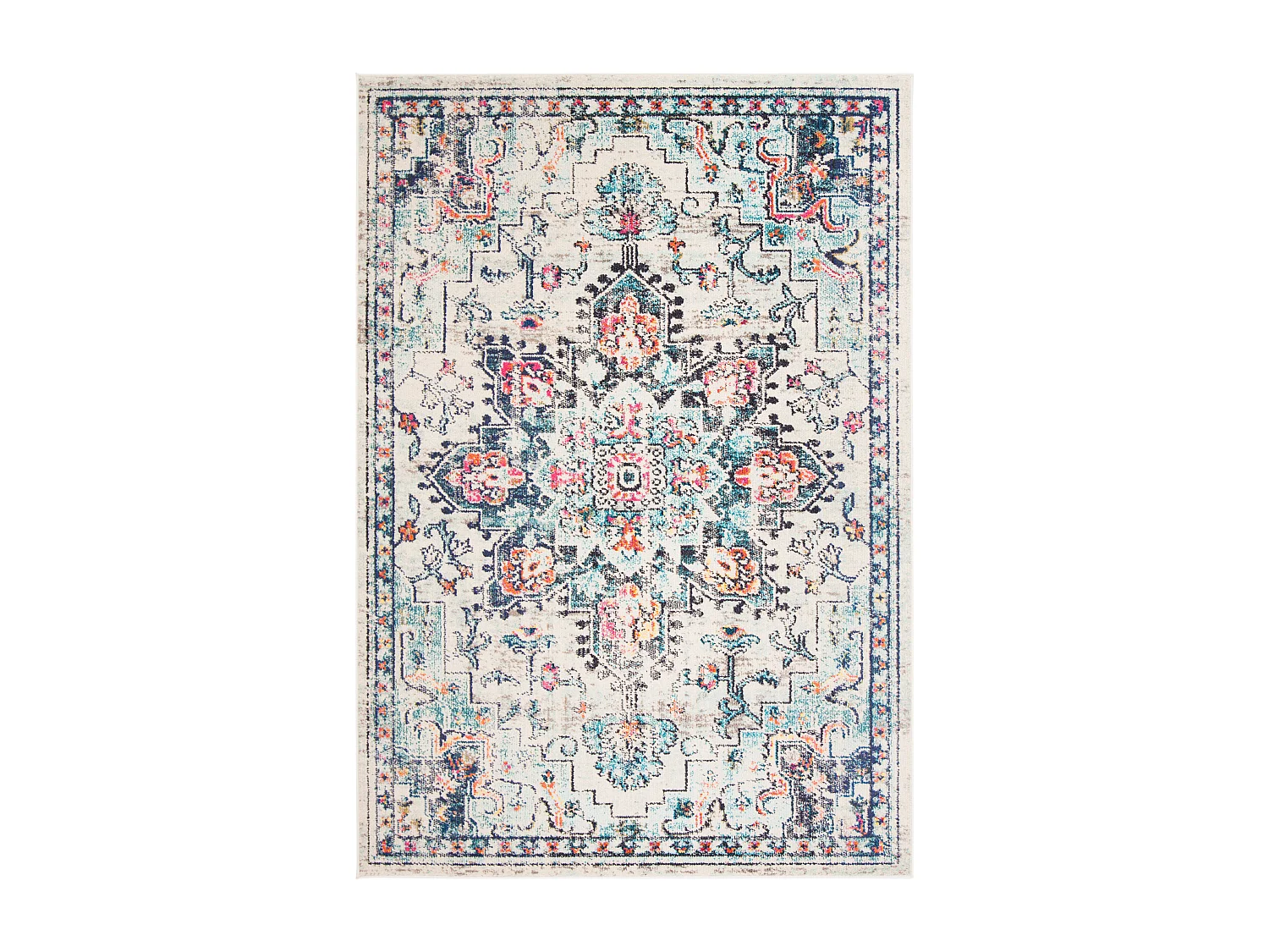 Tapis Neutre/Bleu 91 X 152 cm - Malaya