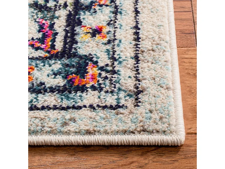 Tapis Neutre/Bleu 91 X 152 cm - Malaya