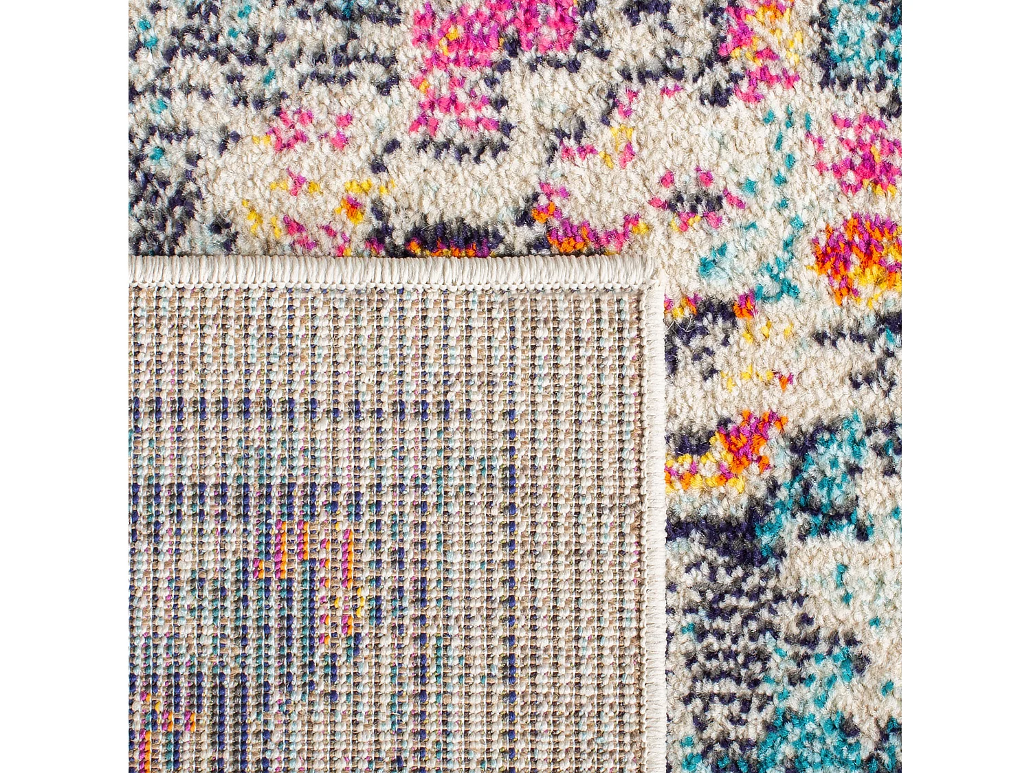 Tapis Neutre/Bleu 91 X 152 cm - Malaya