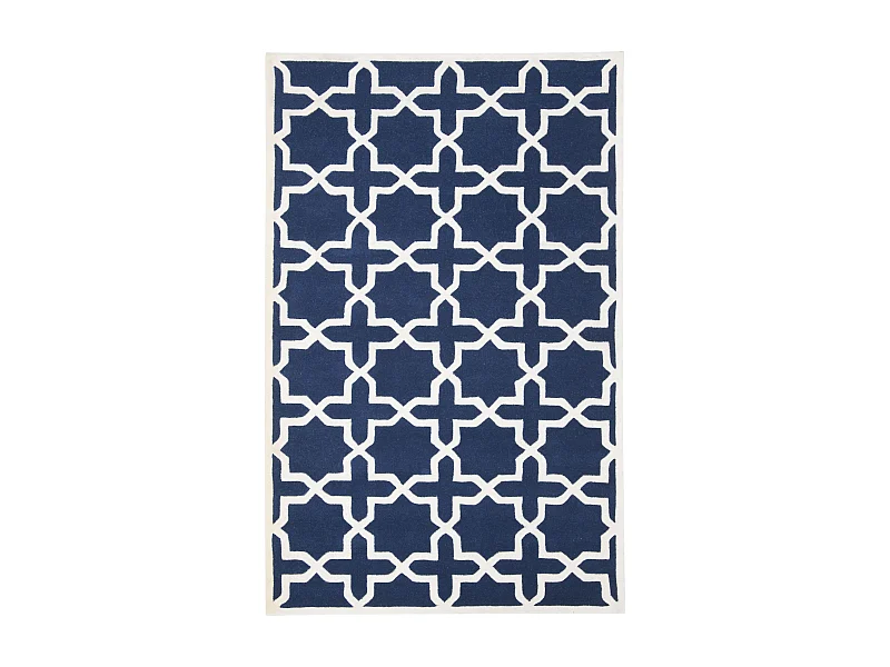 Tapis Bleu Marine/Neutre 152 X 244 cm - Barrow