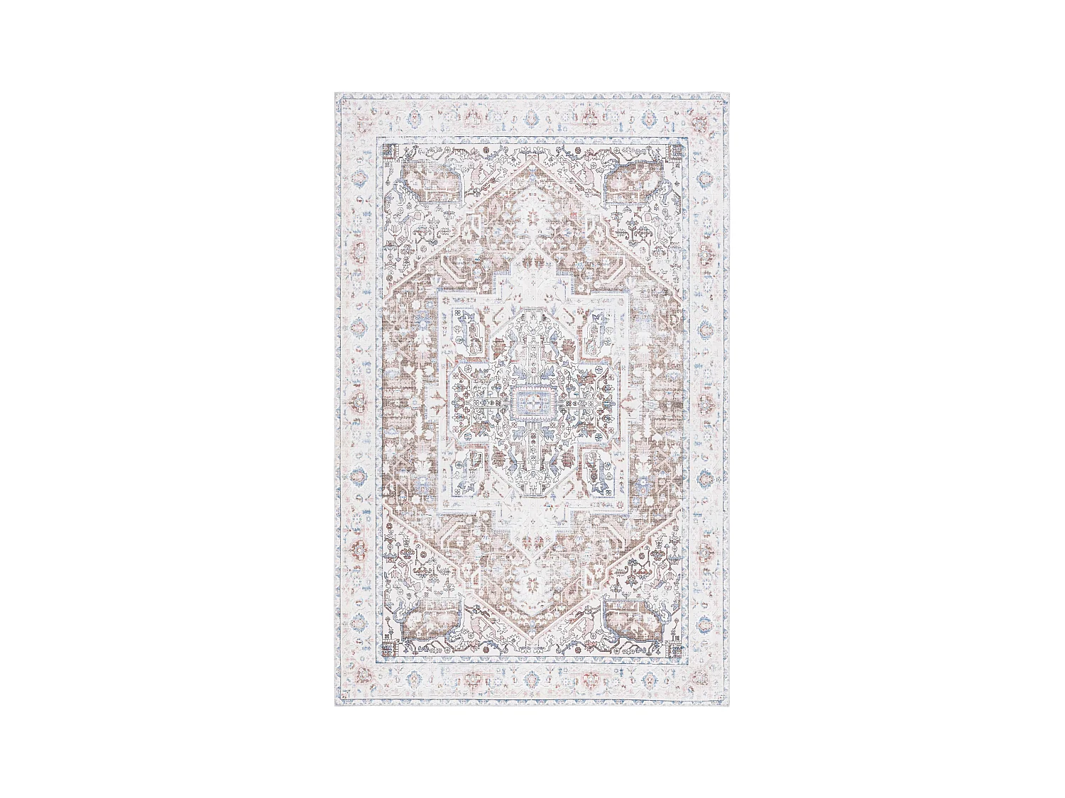 Tapis Taupe/Beige 122 X 183 cm - Serafina