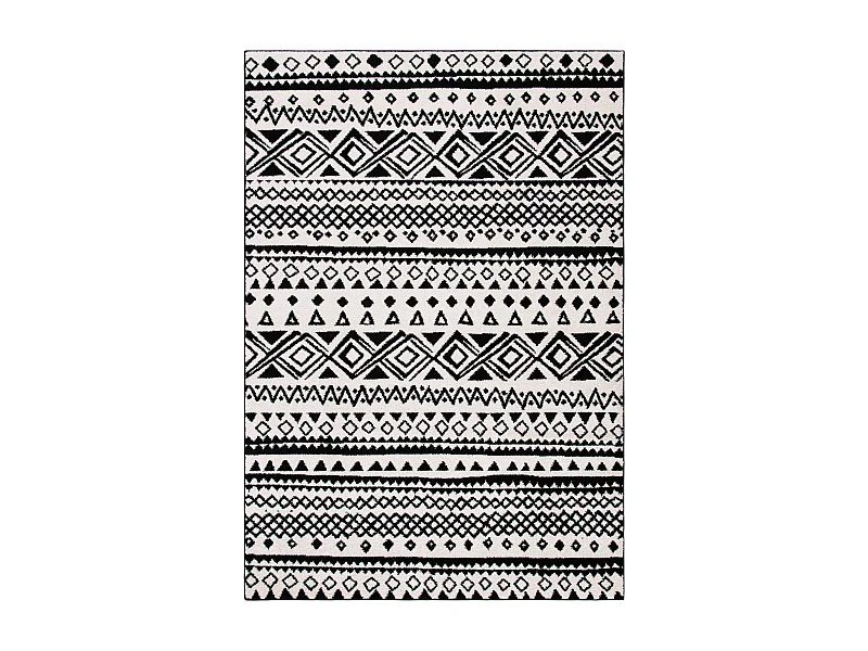 Tapis Neutre/Gris 160 X 229 cm - Braylee