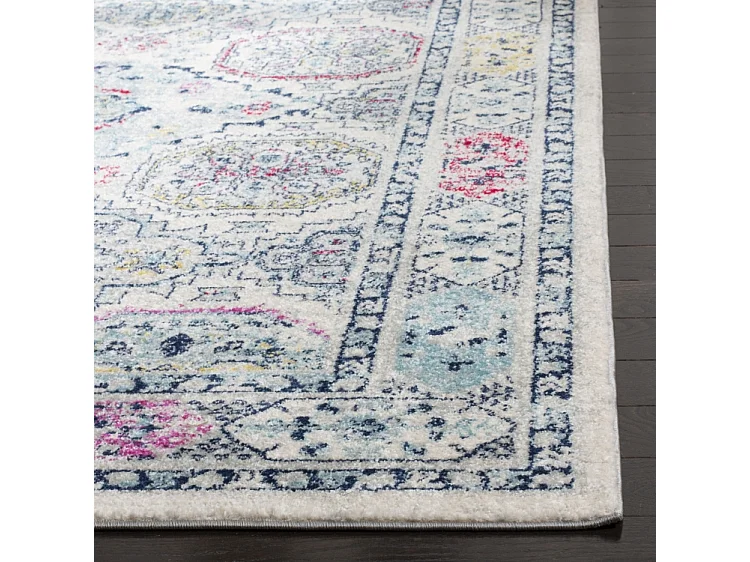Tapis Gris/Rose 201 X 201 cm - Maisie