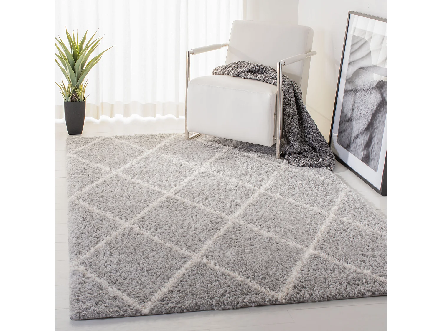 Tapis Gris/Neutre 183 X 274 cm - Harley