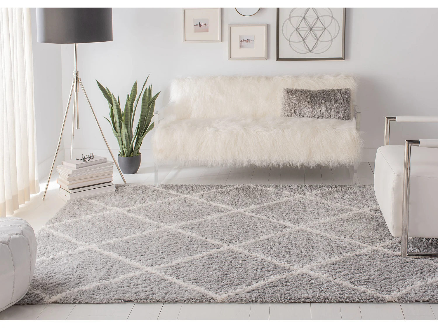 Tapis Gris/Neutre 183 X 274 cm - Harley