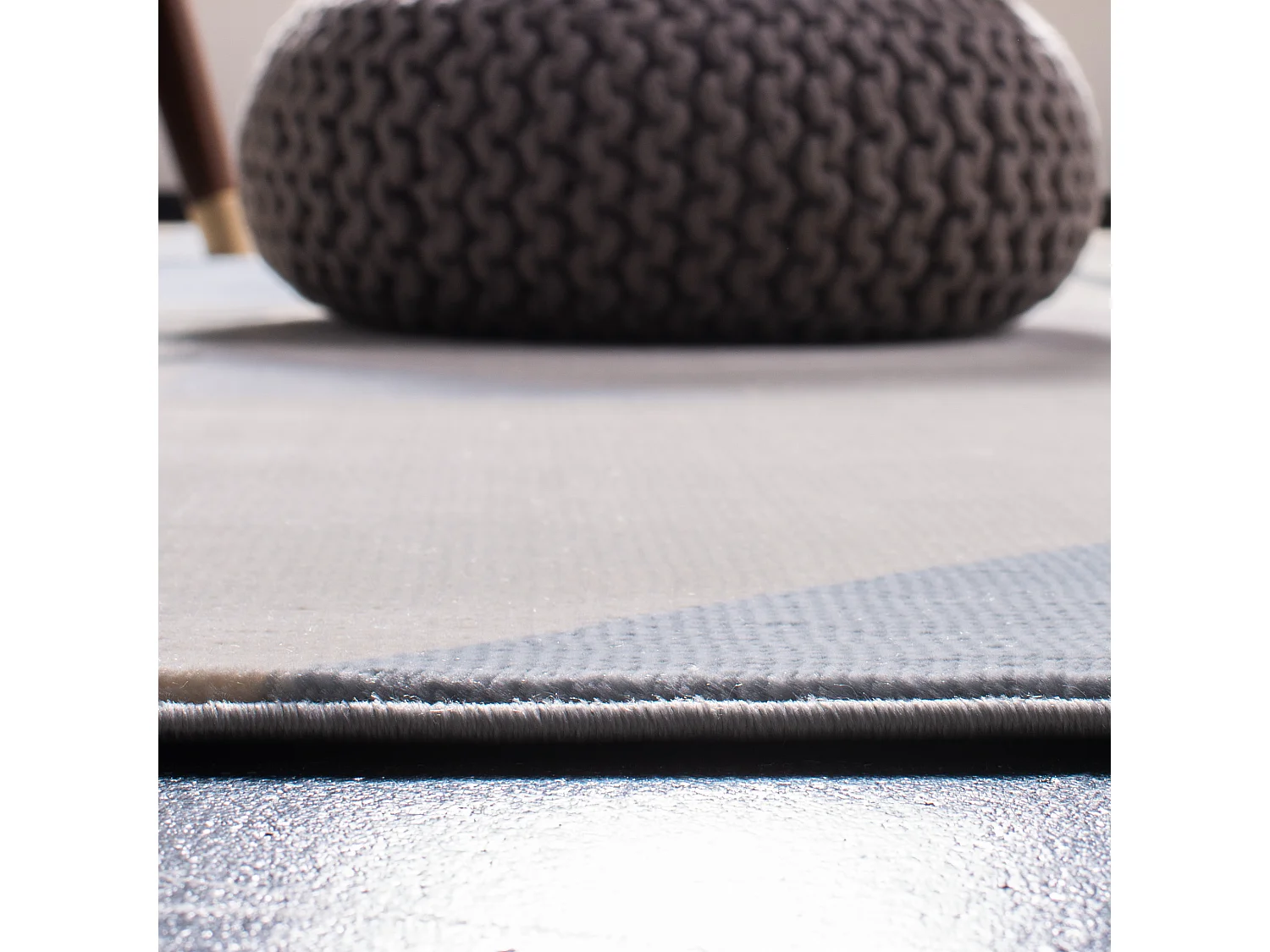 Tapis Neutre/Bleu 122 X 183 cm - Nalani