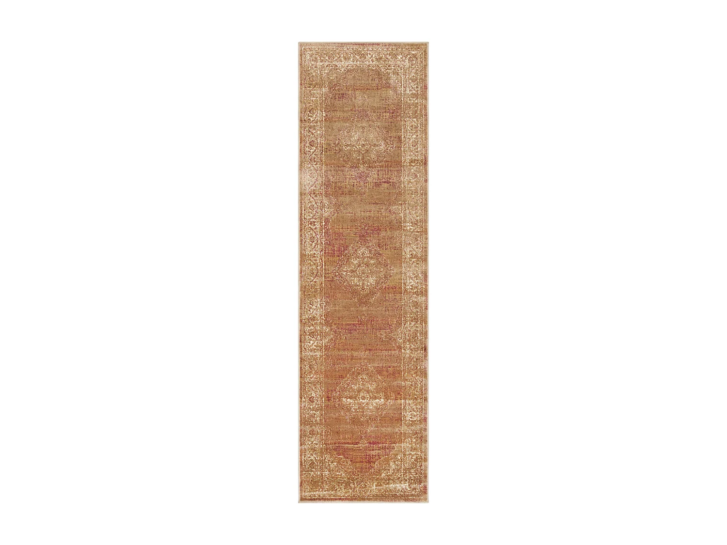 Tapis Marron/Neutre 66 X 244 cm - Olivia