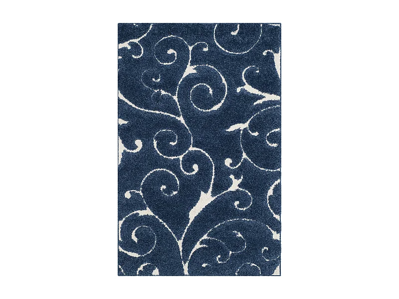 Tapis Bleu Marine/Neutre 122 X 183 cm - Rosalind
