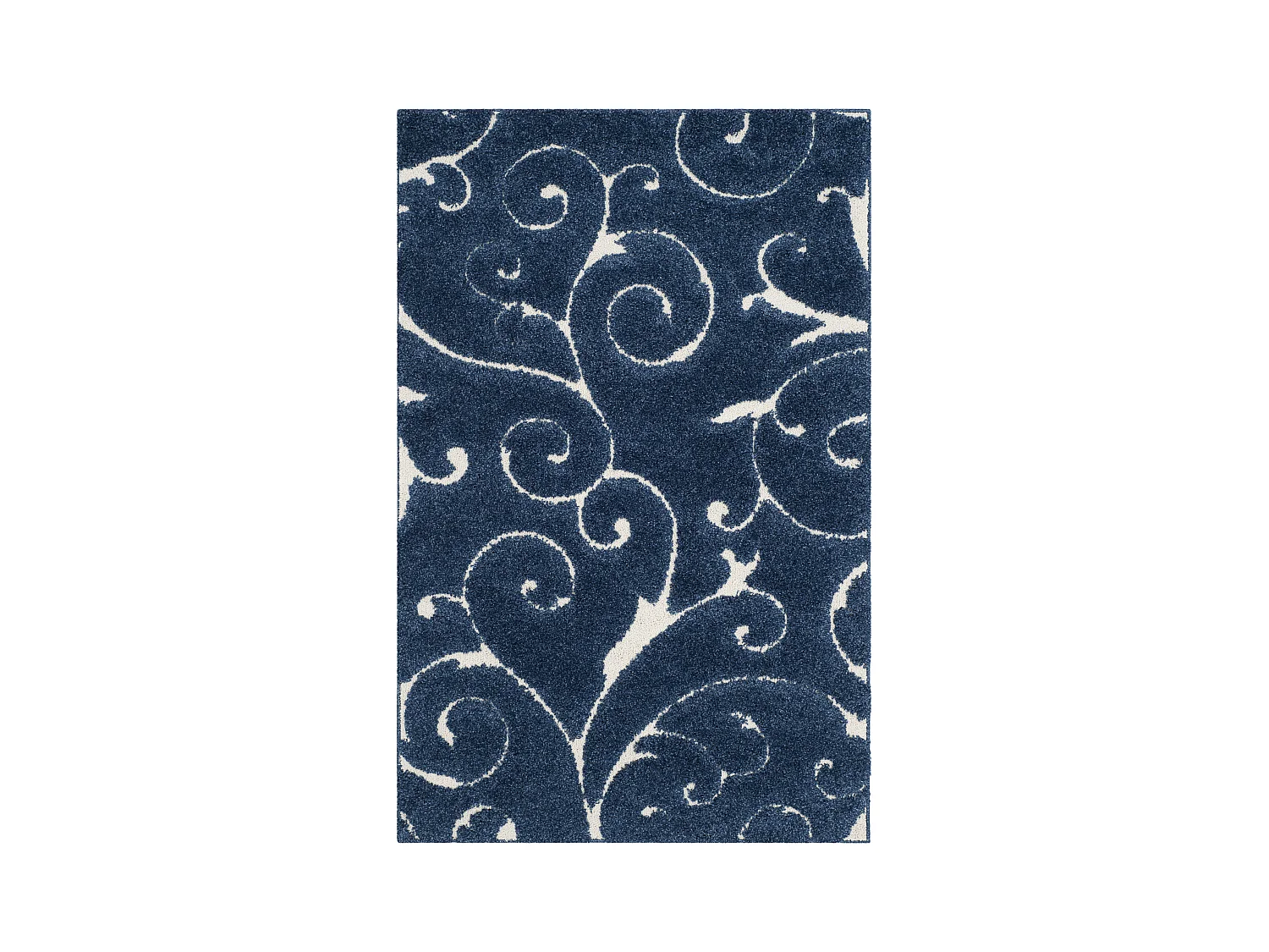 Tapis Bleu Marine/Neutre 122 X 183 cm - Rosalind
