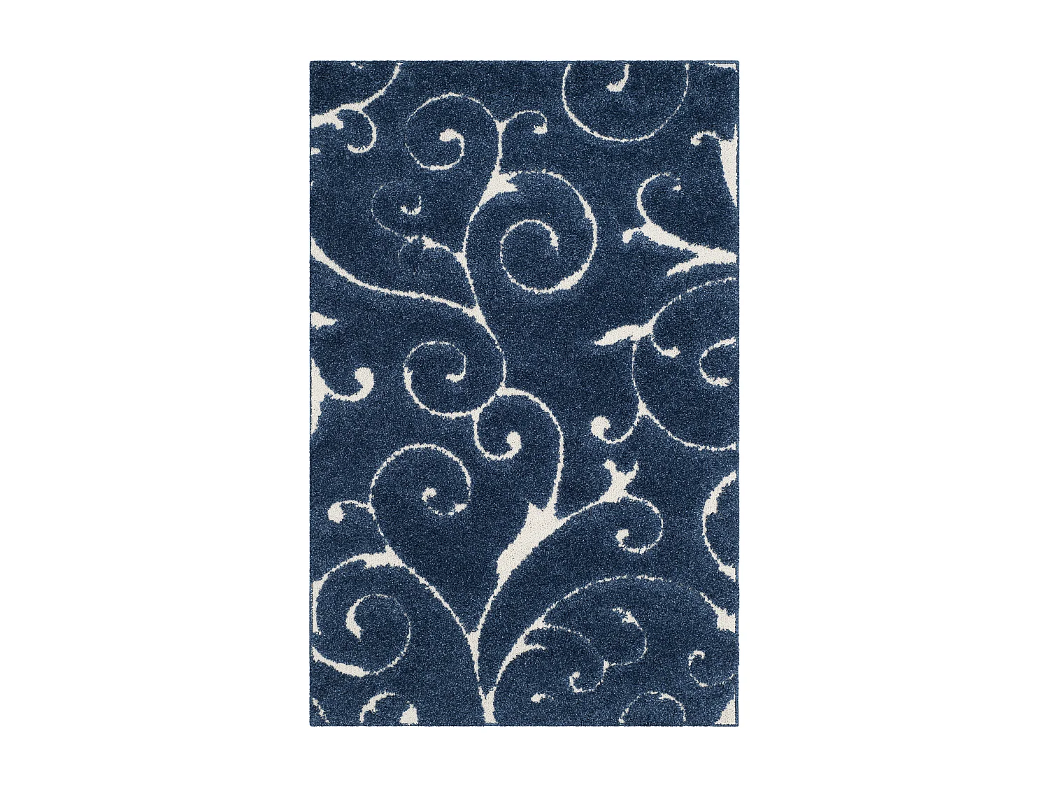 Tapis Bleu Marine/Neutre 122 X 183 cm - Rosalind