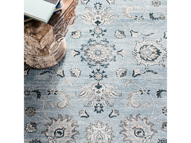 Tapis Bleu/Neutre 91 X 152 cm - Alayna