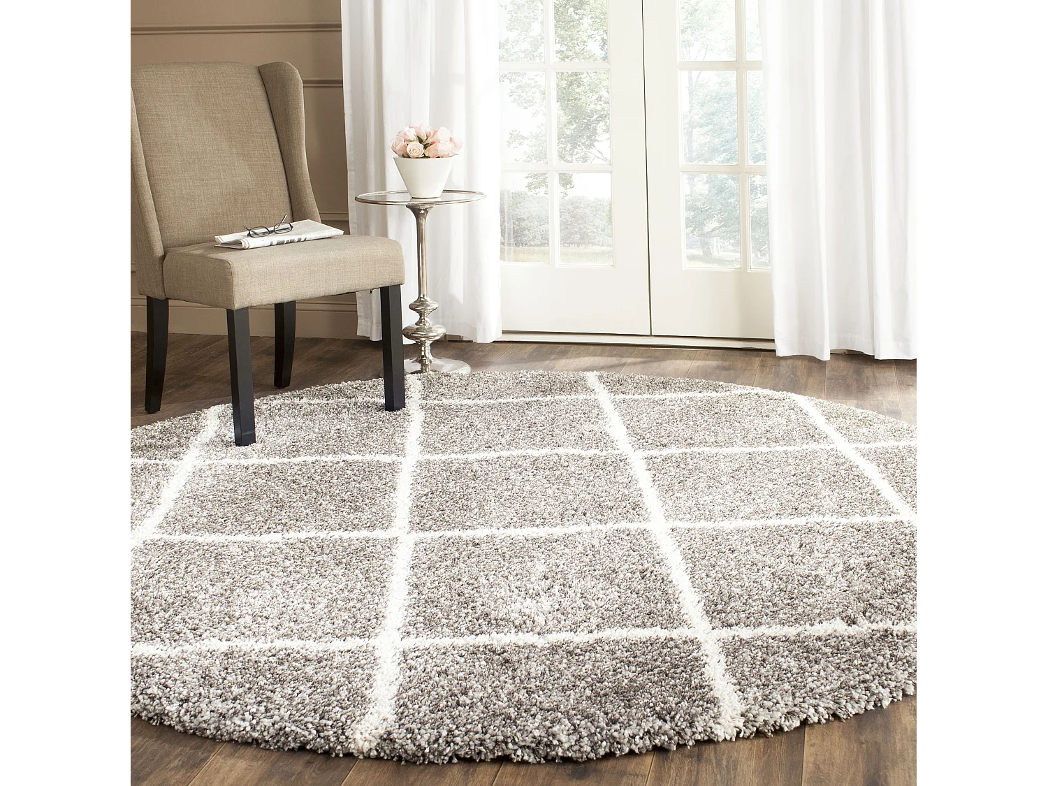 Tapis Gris/Neutre 213 X 213 cm - Myla