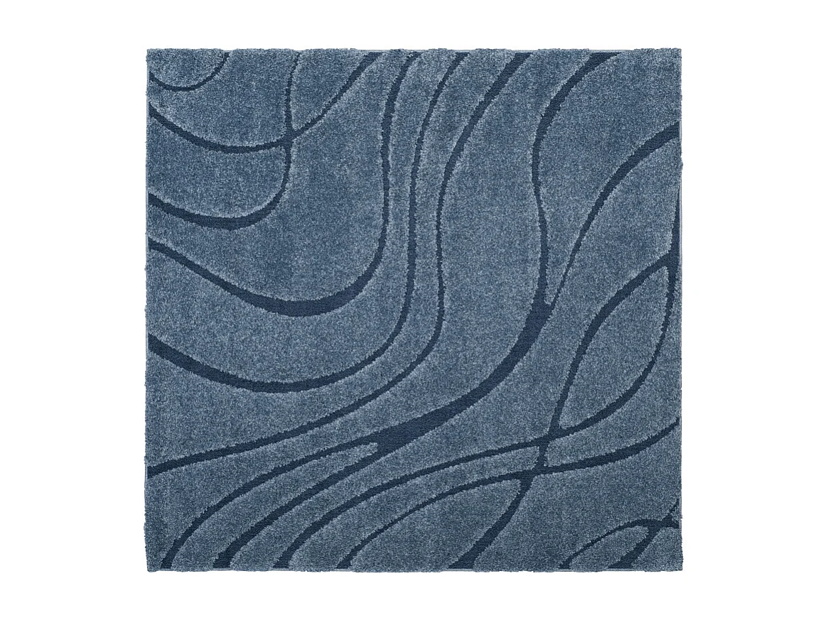 Tapis Bleu 122 X 122 cm - Naples