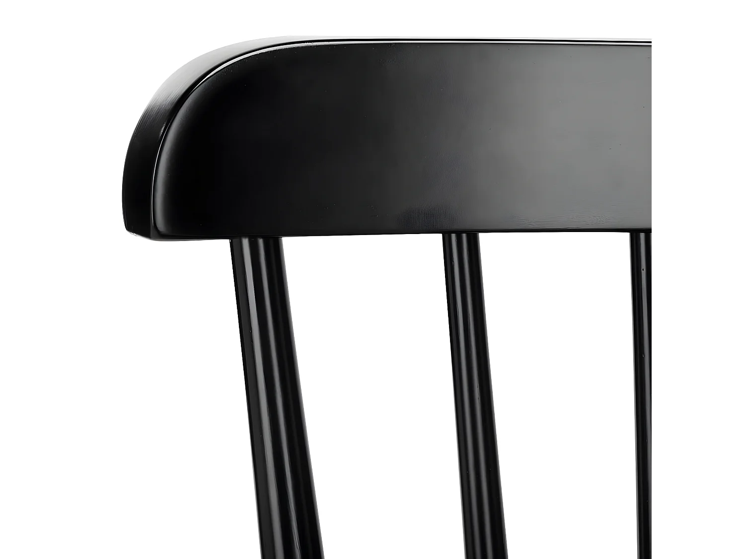 Lot de 2 Tabourets de bar Noir 50 x 50 x 110 cm - Galena