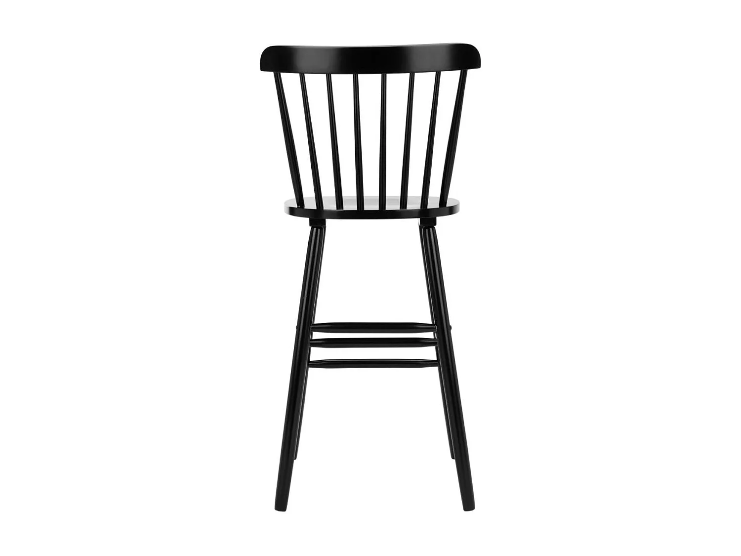 Lot de 2 Tabourets de bar Noir 50 x 50 x 110 cm - Galena
