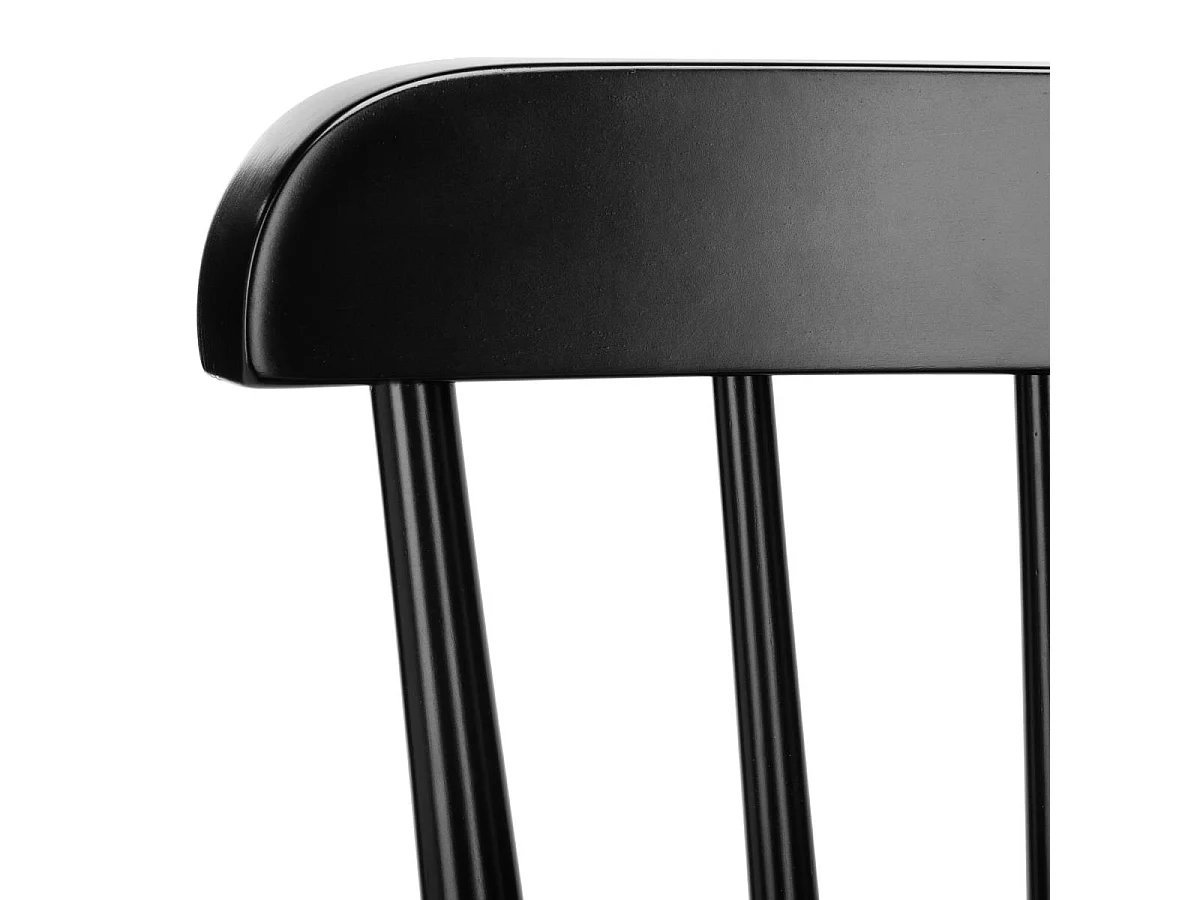 Lot de 2 Tabourets de bar Noir 50 x 50 x 110 cm - Galena