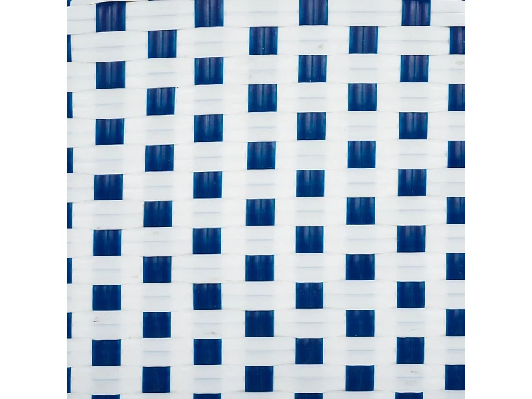 Tabouret de bar extérieur Bleu & blanc & marron clair 52 X 52 X 76.2 cm - Oneida