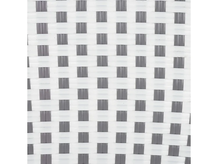 Tabouret de bar extérieur Gris & blanc & marron clair 52 X 52 X 76.2 cm - Oneida