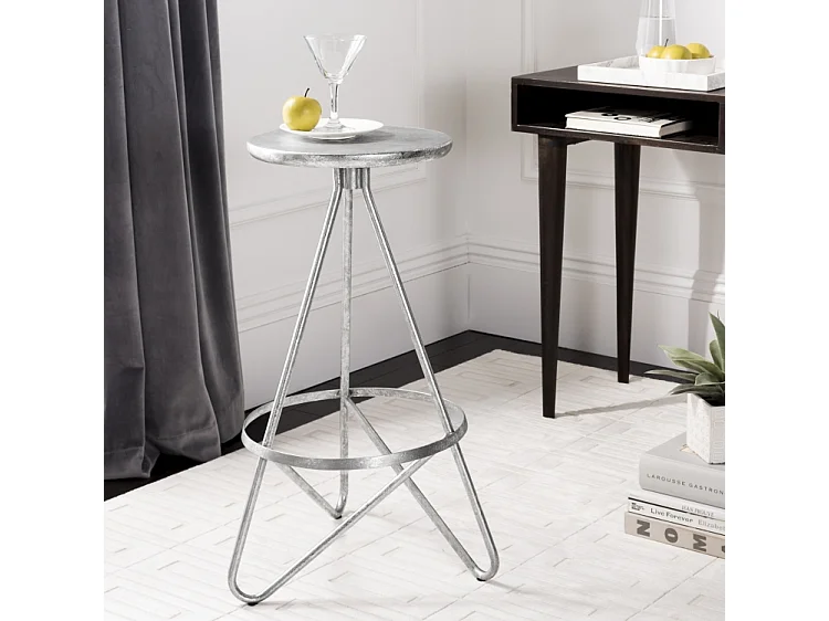 Tabouret de bar & de comptoir Argent & Feuille 43 X 46 X 76.2 cm - Olar