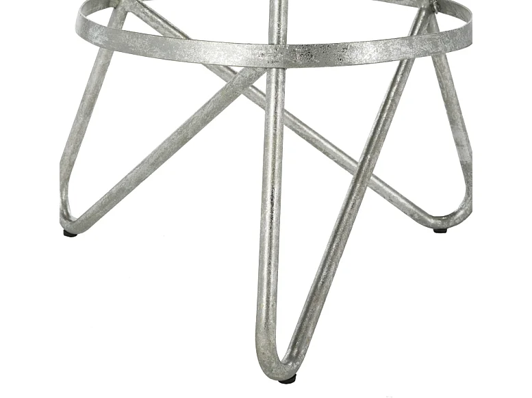 Tabouret de bar & de comptoir Argent & Feuille 43 X 46 X 76.2 cm - Olar