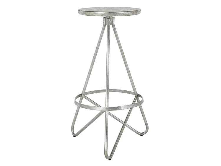 Tabouret de bar & de comptoir Argent & Feuille 43 X 46 X 76.2 cm - Olar