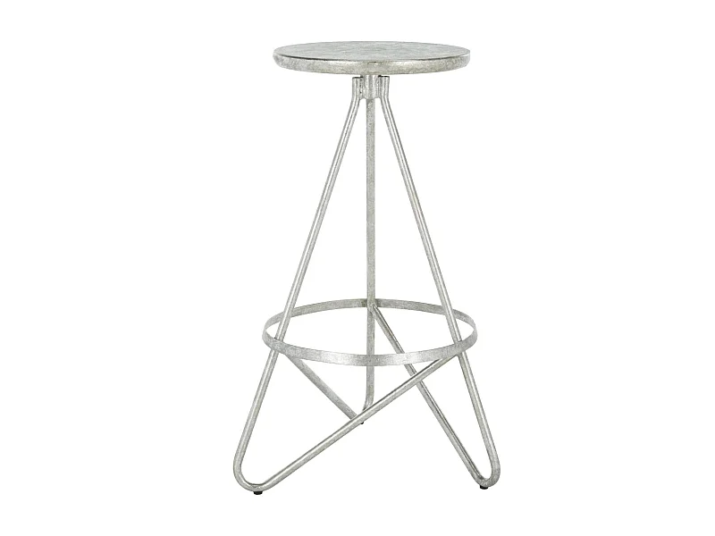 Tabouret de bar & de comptoir Argent & Feuille 43 X 46 X 76.2 cm - Olar