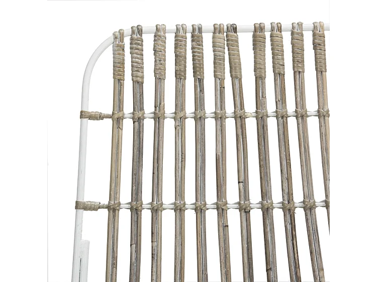 Lot de 2 Tabouret de bar & de comptoir Blanc et blanc 53 X 46 X 109.98 cm - Lidia