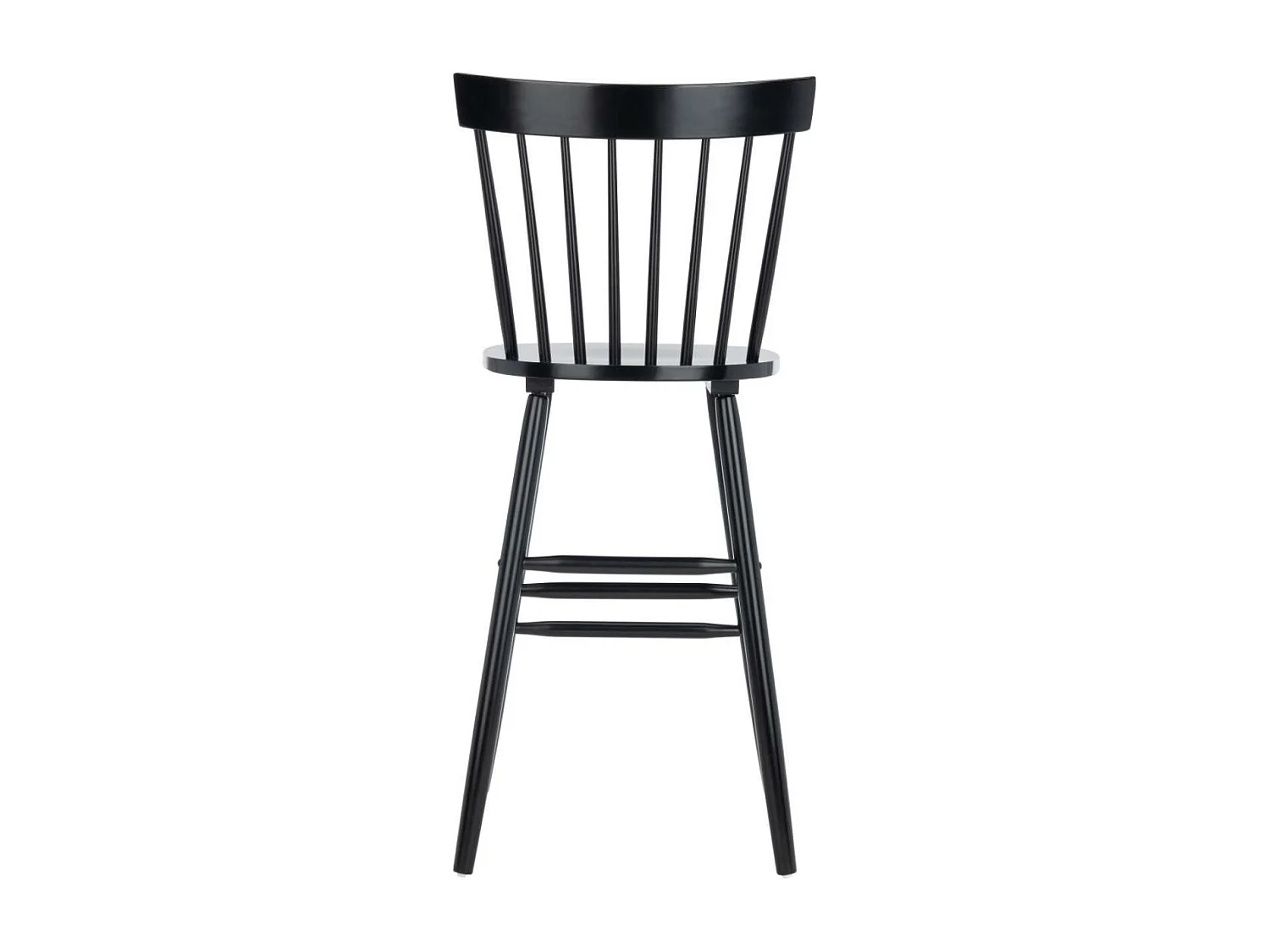 Lot de 2 Tabourets de bar Noir 50 x 55 x 110 cm - Providence