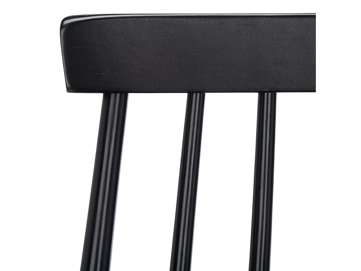 Lot de 2 Tabourets de bar Noir 50 x 55 x 115 cm - Beaufort
